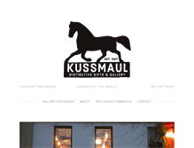 Tablet Screenshot of kussmaulgallery.com